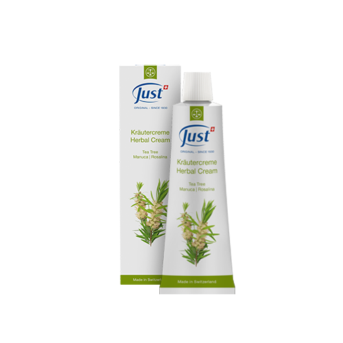 Regeneračný bylinný krém Just - Tea Tree krém s manukou a rosalinou